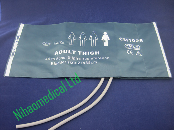 Thigh-Dual-tube-NIBP-Cuff.